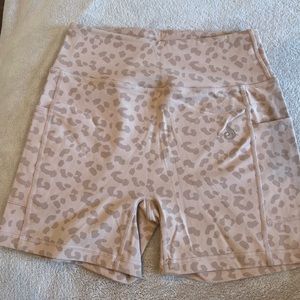 Ryderwear shorts , leopard size medium. No front seam